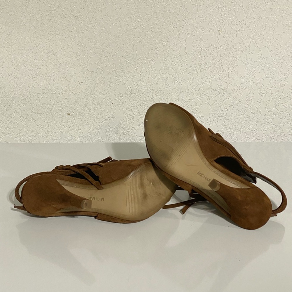 Michael Kors Suede Fringe Booties - Picture 6 of 7